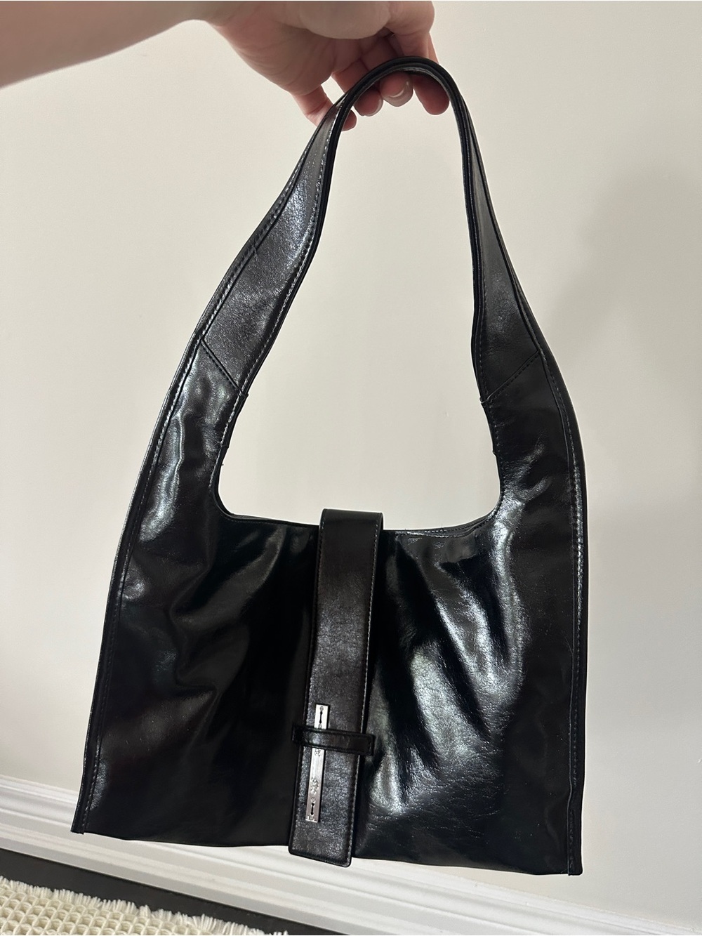 Miss Me Black On Repeat Shoulder Bag